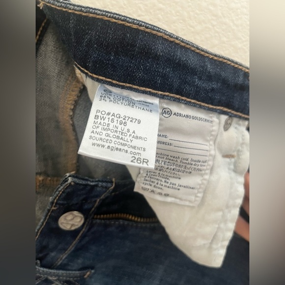 AG Adriano Goldschmied the Stilt Cigarette Leg Jeans Size 26R - Picture 9 of 10